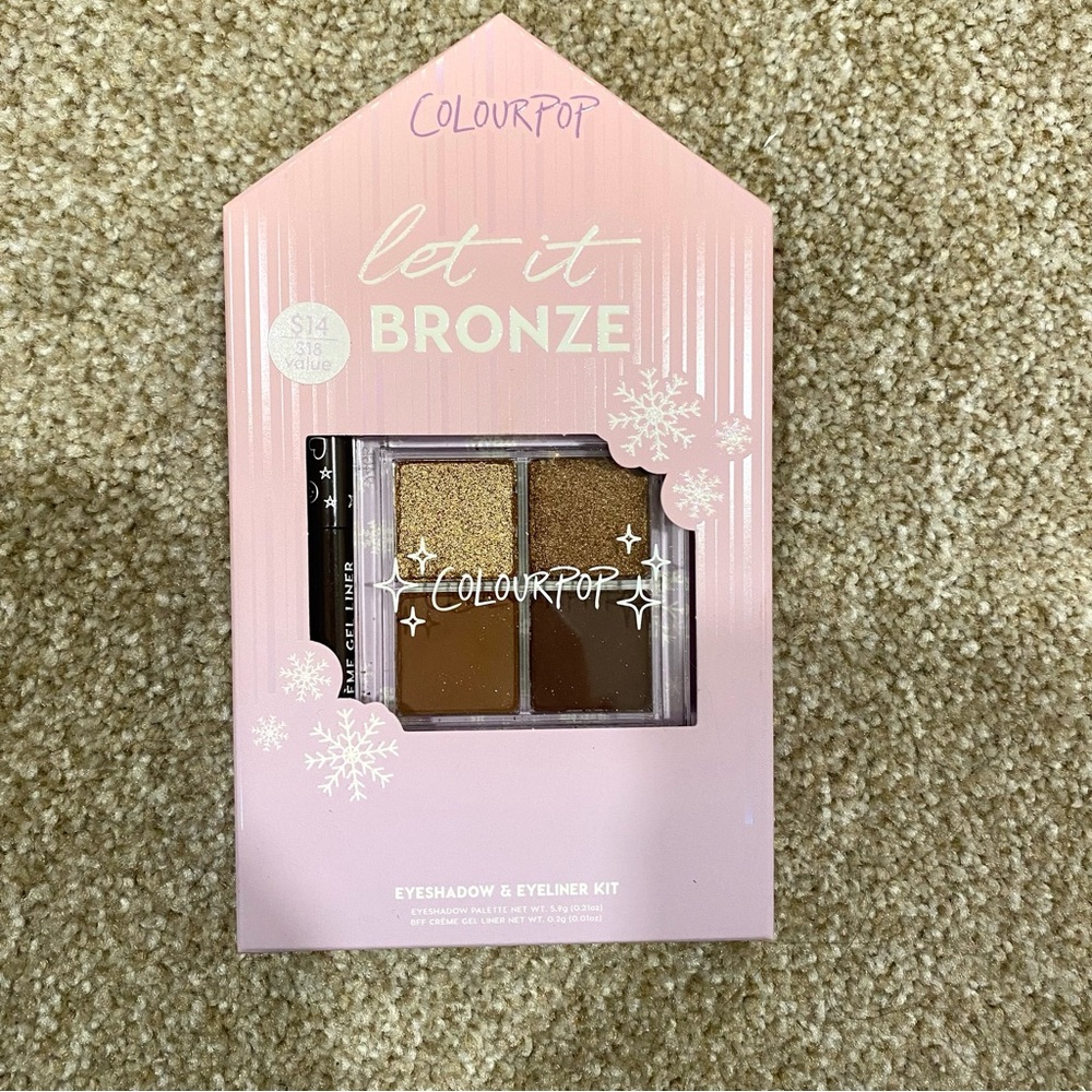 ColourPop ‘Let It Bronze’ Eyeshadow & Eyeliner Kit